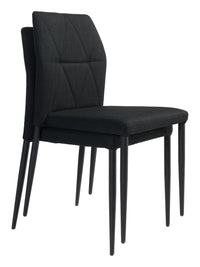 Zuo Modern Revolution Dining Chair in Black - Set of 4