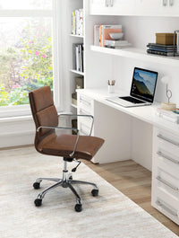 Zuo Modern Ithaca Office Chair Vintage Brown