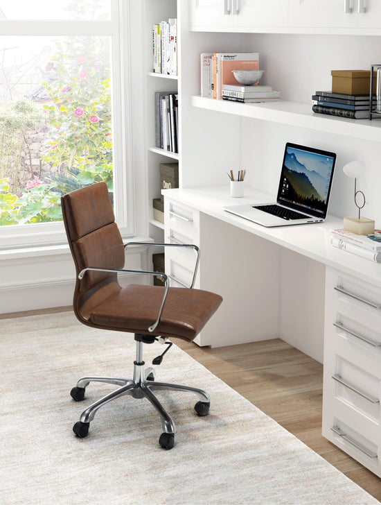 Zuo Modern Ithaca Office Chair Vintage Brown