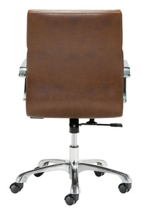 Zuo Modern Ithaca Office Chair Vintage Brown