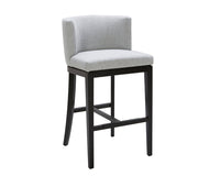 Sunpan Hayden Barstool - Bravo Cream/Bravo Portabella/Marble/Quarry
