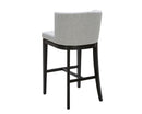 Sunpan Hayden Barstool - Bravo Cream/Bravo Portabella/Marble/Quarry