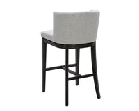 Sunpan Hayden Barstool - Bravo Cream/Bravo Portabella/Marble/Quarry