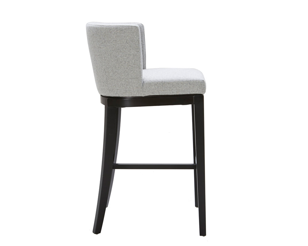 Sunpan Hayden Barstool - Bravo Cream/Bravo Portabella/Marble/Quarry