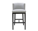 Sunpan Hayden Barstool - Bravo Cream/Bravo Portabella/Marble/Quarry