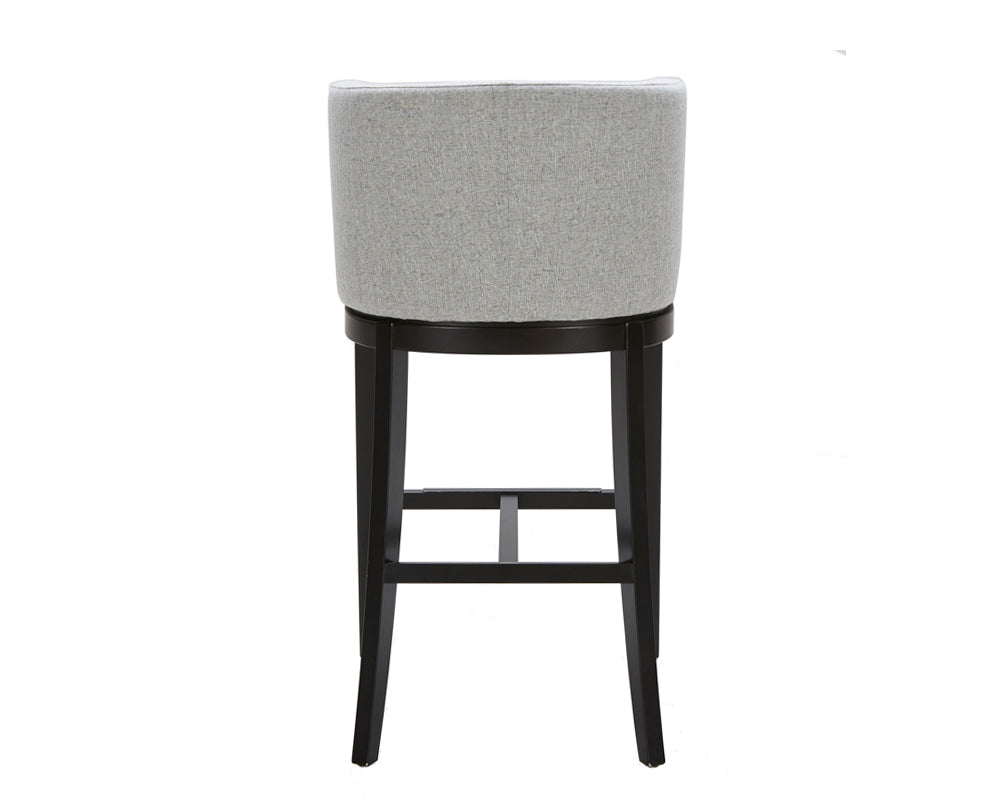 Sunpan Hayden Barstool - Bravo Cream/Bravo Portabella/Marble/Quarry