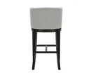 Sunpan Hayden Barstool - Bravo Cream/Bravo Portabella/Marble/Quarry