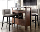 Sunpan Hayden Barstool - Bravo Cream/Bravo Portabella/Marble/Quarry