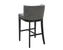 Sunpan Hayden Barstool - Bravo Cream/Bravo Portabella/Marble/Quarry