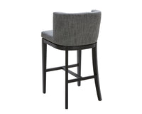 Sunpan Hayden Barstool - Bravo Cream/Bravo Portabella/Marble/Quarry
