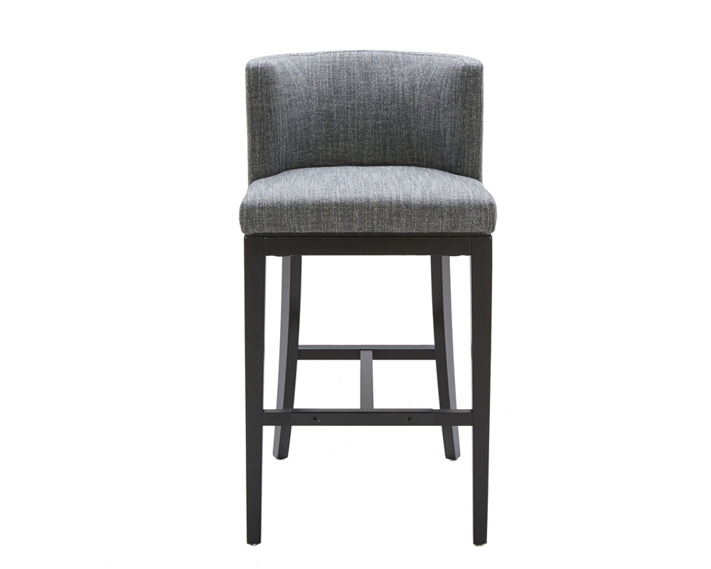 Sunpan Hayden Barstool - Bravo Cream/Bravo Portabella/Marble/Quarry