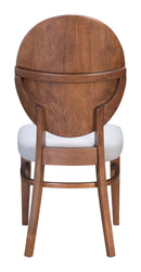 Zuo Modern Regents Dining Chair Walnut and Light Gray - Set of 2