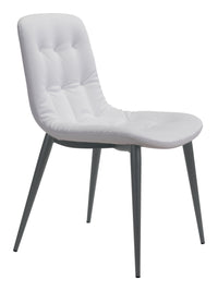 Zuo Modern Tangiers Dining Chair in White - Set of 2