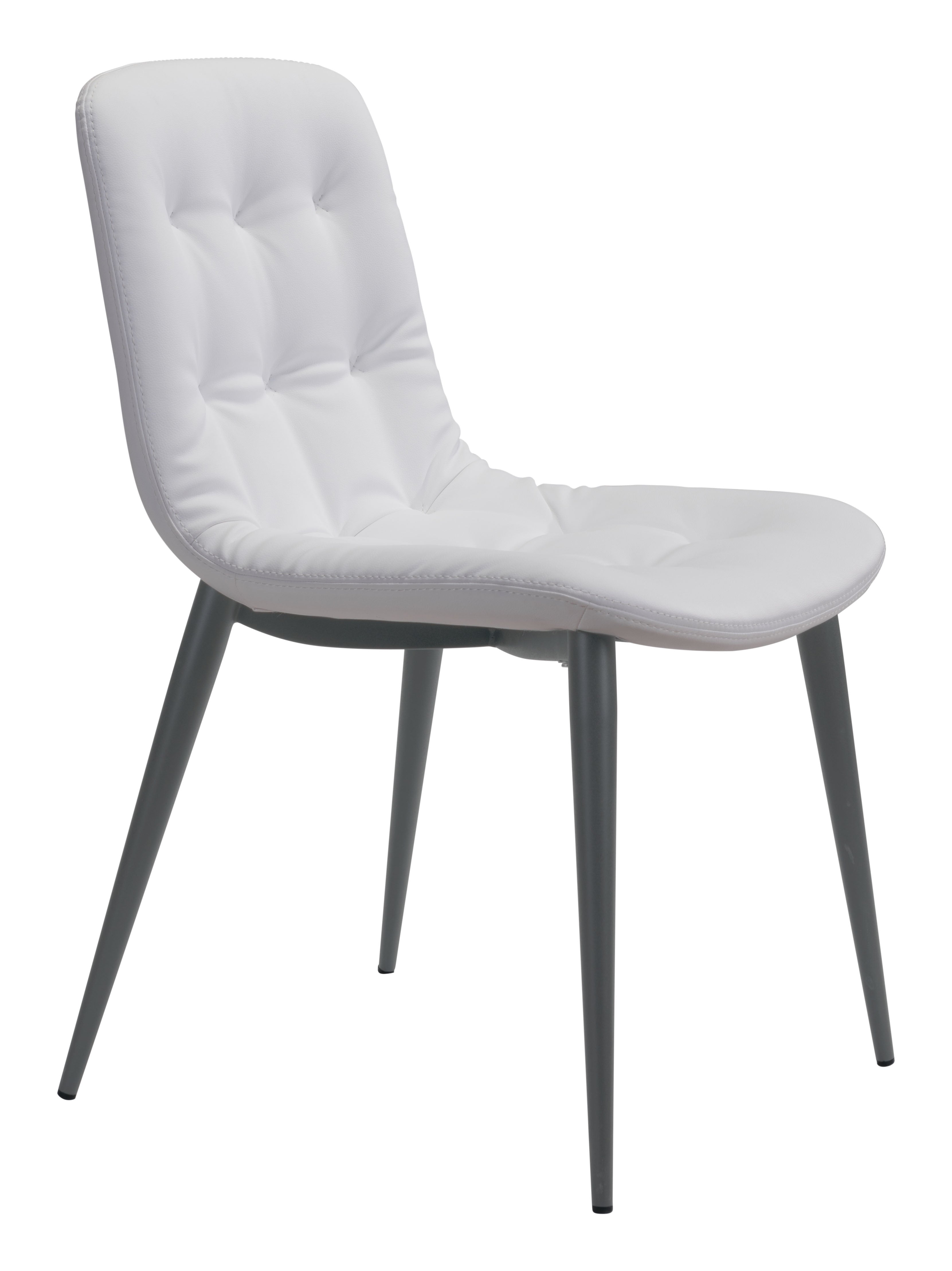 Zuo Modern Tangiers Dining Chair in White - Set of 2