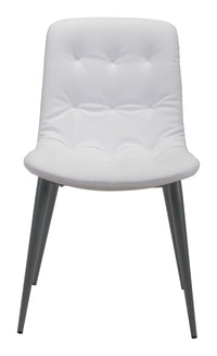 Zuo Modern Tangiers Dining Chair in White - Set of 2