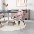 Zuo Modern Piccolo Dining Chair in Pink/Gray/Yellow - Set of 2