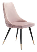 Zuo Modern Piccolo Dining Chair in Pink/Gray/Yellow - Set of 2