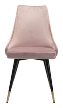 Zuo Modern Piccolo Dining Chair in Pink/Gray/Yellow - Set of 2