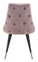 Zuo Modern Piccolo Dining Chair in Pink/Gray/Yellow - Set of 2
