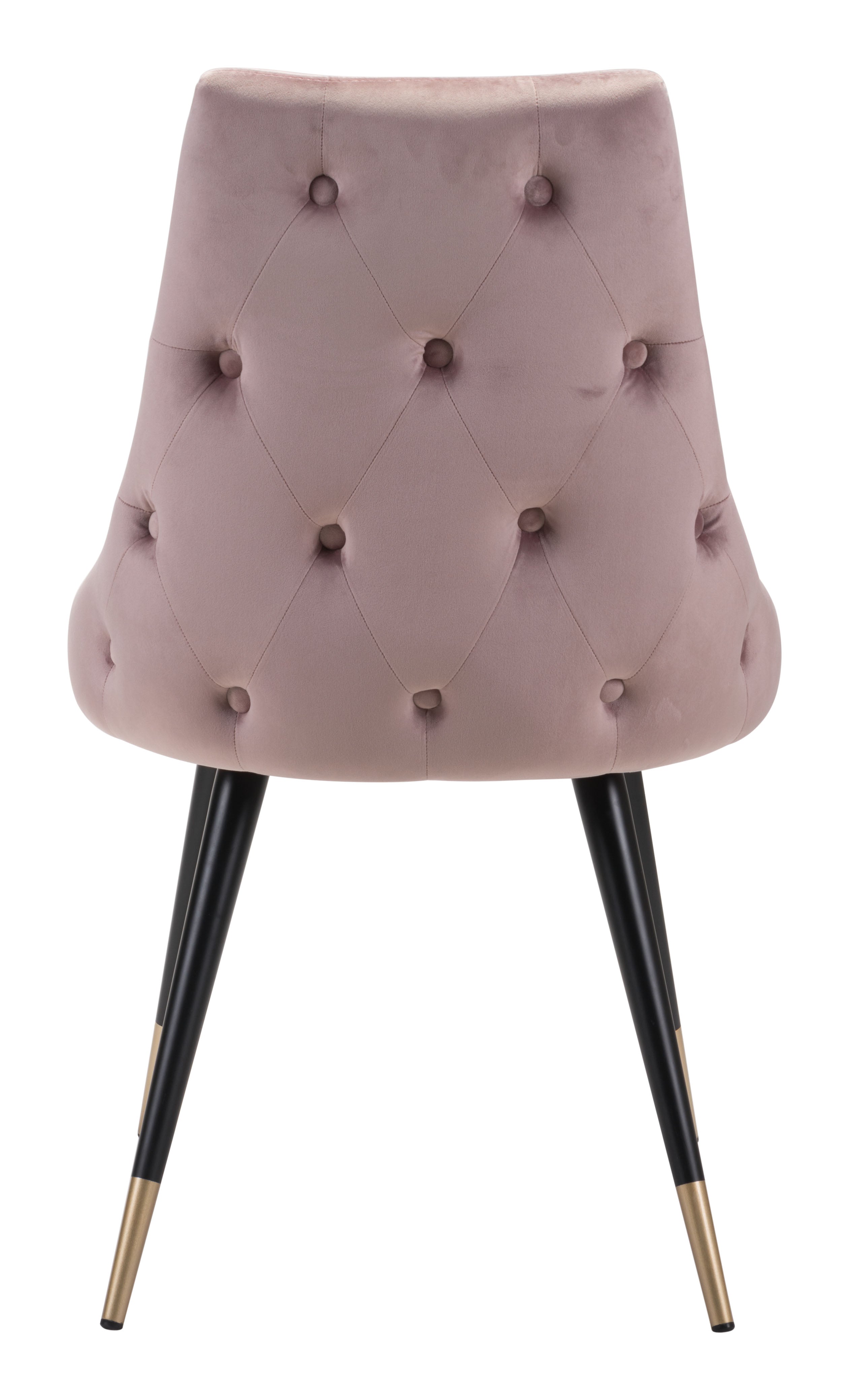 Zuo Modern Piccolo Dining Chair in Pink/Gray/Yellow - Set of 2