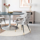 Zuo Modern Piccolo Dining Chair in Pink/Gray/Yellow - Set of 2