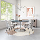 Zuo Modern Piccolo Dining Chair in Pink/Gray/Yellow - Set of 2