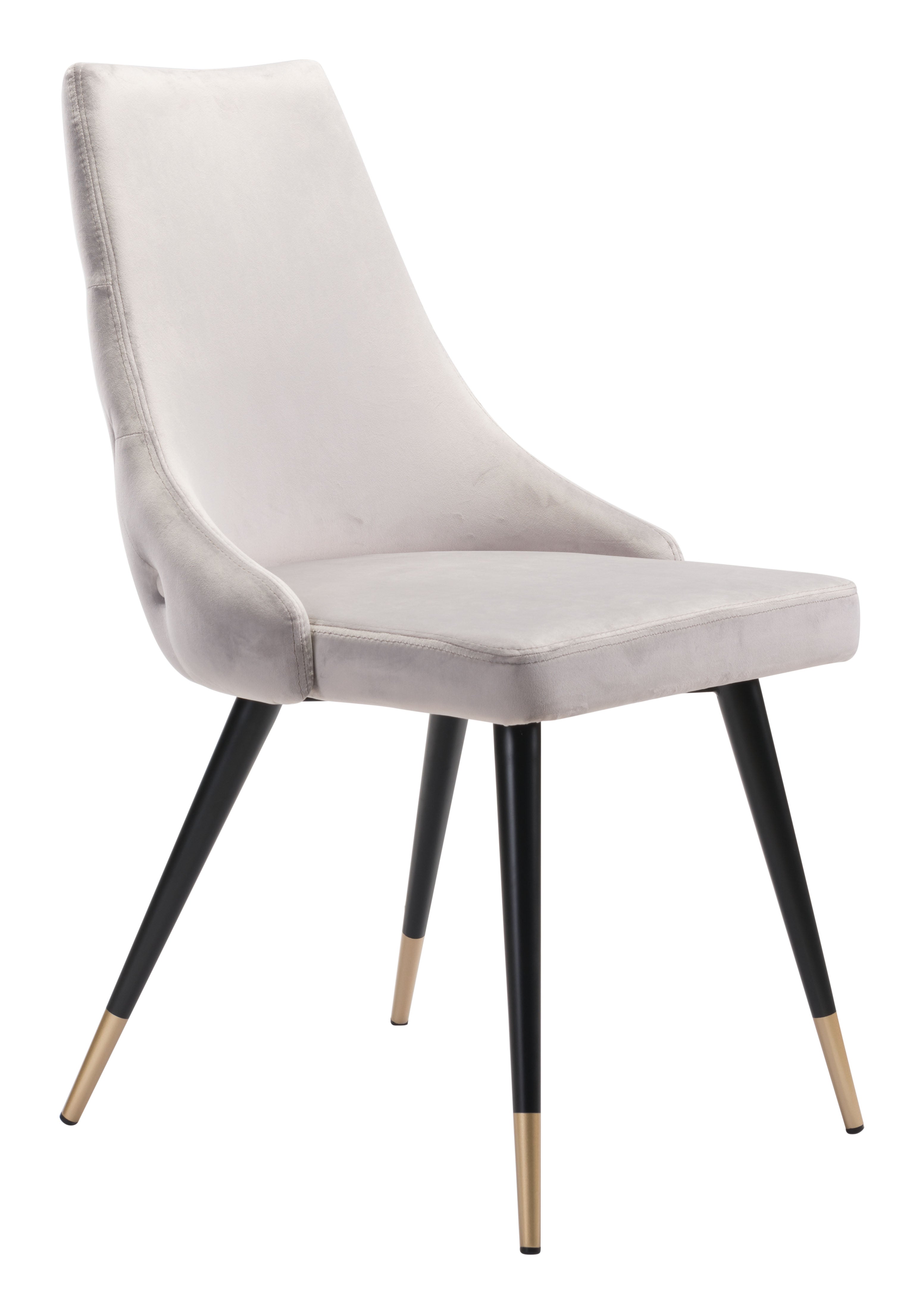 Zuo Modern Piccolo Dining Chair in Pink/Gray/Yellow - Set of 2