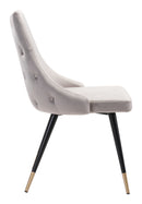 Zuo Modern Piccolo Dining Chair in Pink/Gray/Yellow - Set of 2