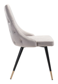 Zuo Modern Piccolo Dining Chair in Pink/Gray/Yellow - Set of 2