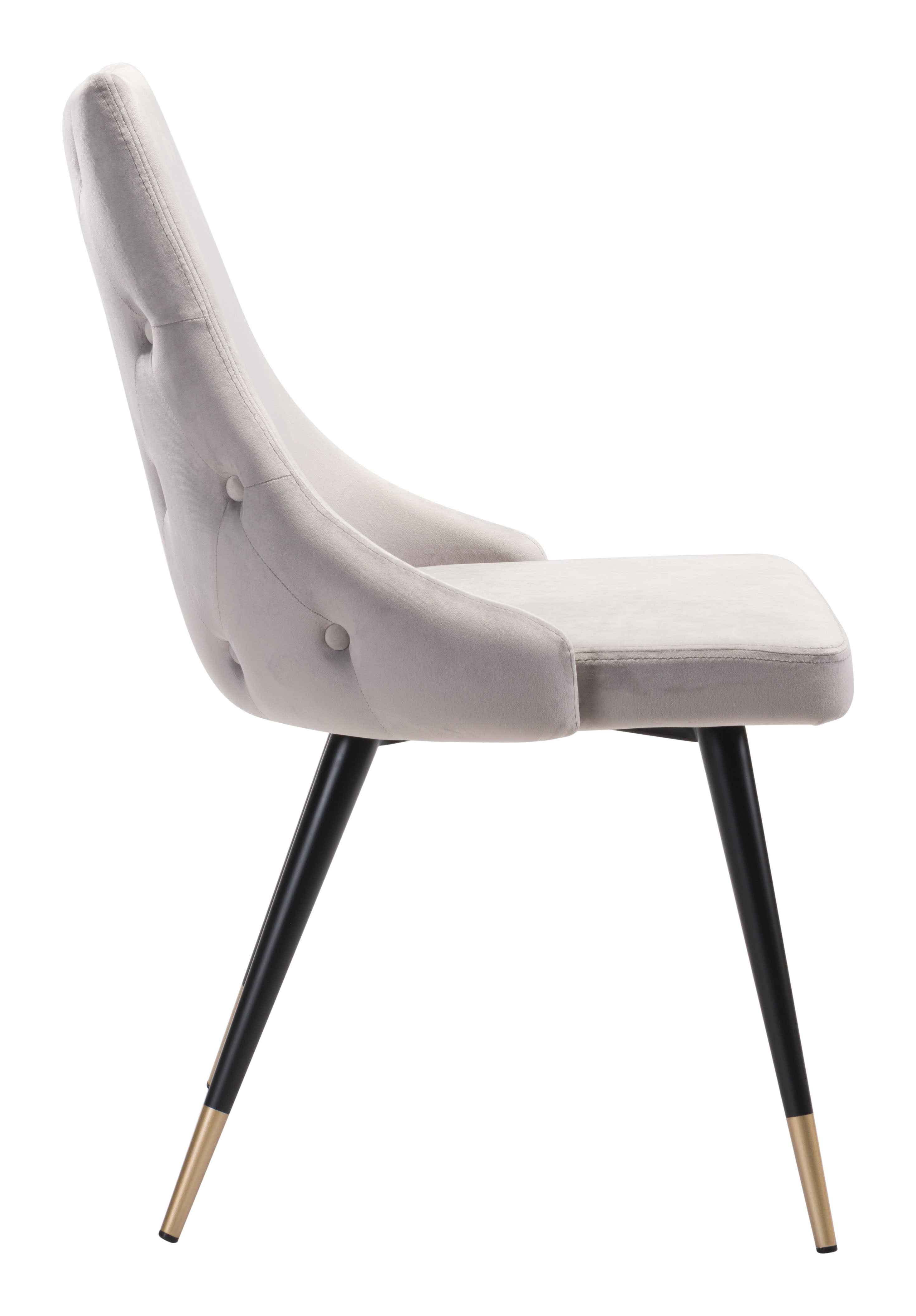 Zuo Modern Piccolo Dining Chair in Pink/Gray/Yellow - Set of 2