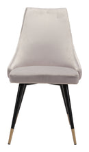 Zuo Modern Piccolo Dining Chair in Pink/Gray/Yellow - Set of 2
