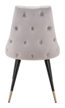 Zuo Modern Piccolo Dining Chair in Pink/Gray/Yellow - Set of 2
