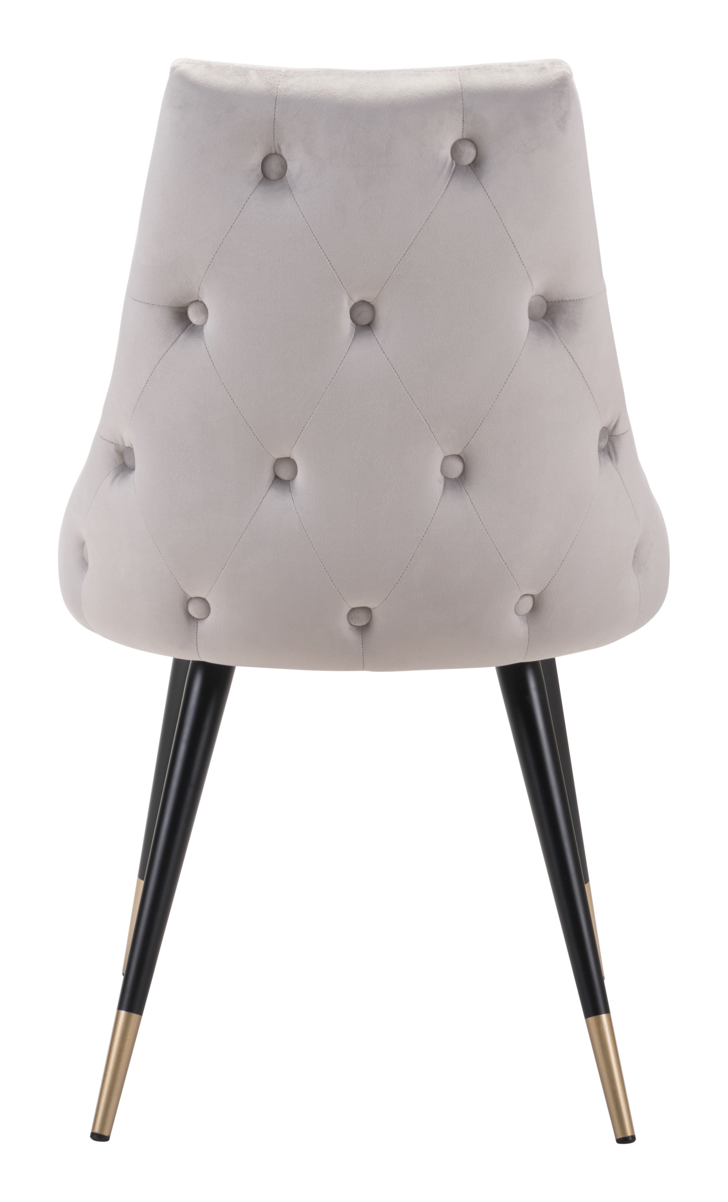 Zuo Modern Piccolo Dining Chair in Pink/Gray/Yellow - Set of 2