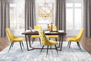 Zuo Modern Piccolo Dining Chair in Pink/Gray/Yellow - Set of 2
