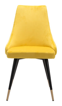 Zuo Modern Piccolo Dining Chair in Pink/Gray/Yellow - Set of 2