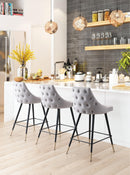 Zuo Modern Piccolo Counter Stool in Pink/Gray/Green/Yellow