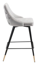 Zuo Modern Piccolo Counter Stool in Pink/Gray/Green/Yellow