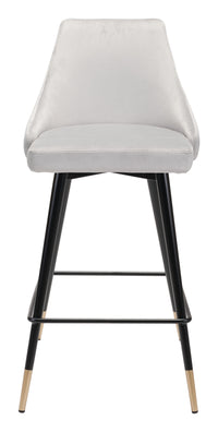 Zuo Modern Piccolo Counter Stool in Pink/Gray/Green/Yellow