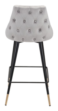 Zuo Modern Piccolo Counter Stool in Pink/Gray/Green/Yellow