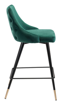 Zuo Modern Piccolo Counter Stool in Pink/Gray/Green/Yellow