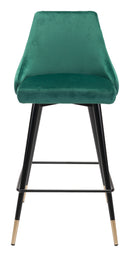 Zuo Modern Piccolo Counter Stool in Pink/Gray/Green/Yellow