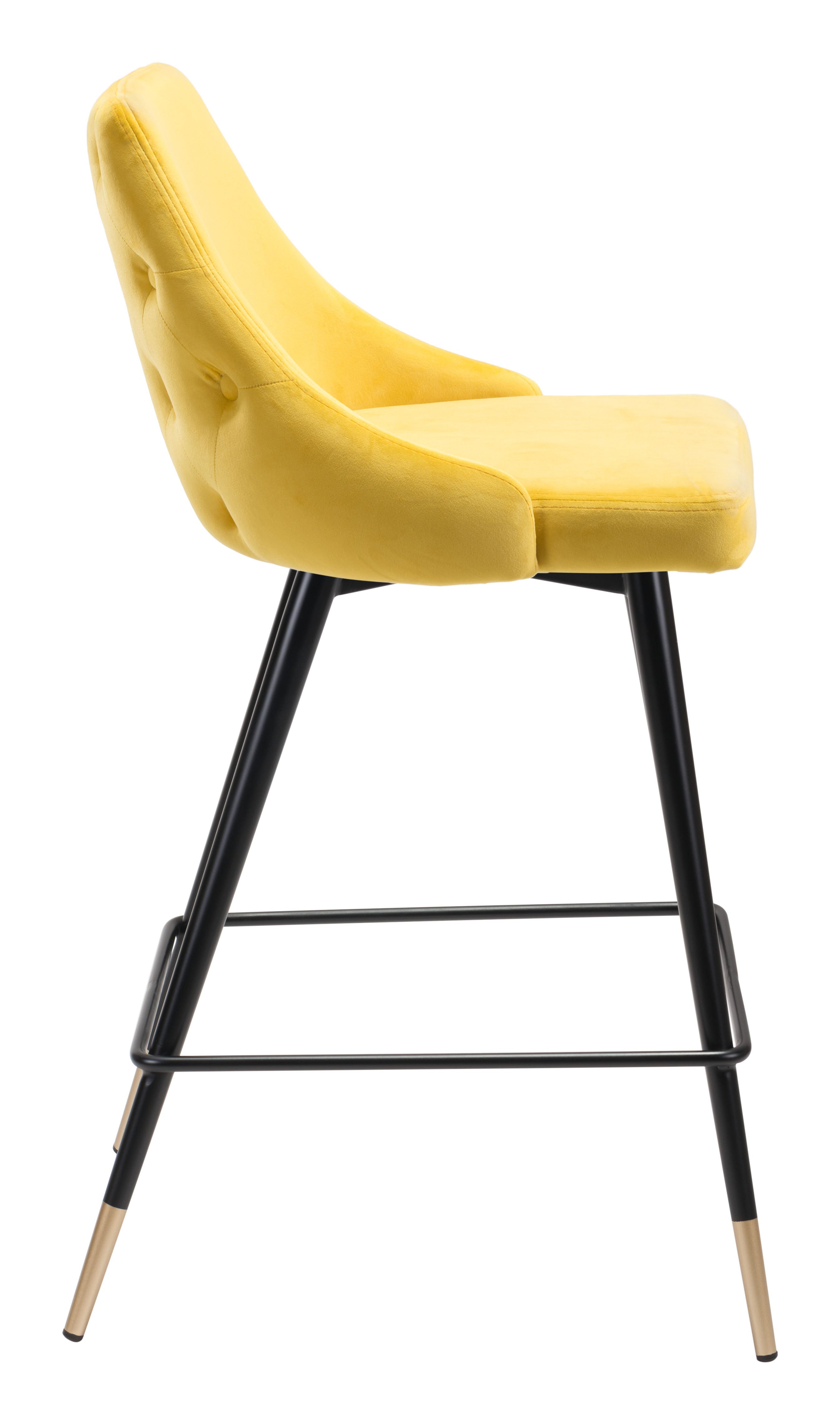 Zuo Modern Piccolo Counter Stool in Pink/Gray/Green/Yellow