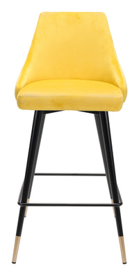 Zuo Modern Piccolo Counter Stool in Pink/Gray/Green/Yellow