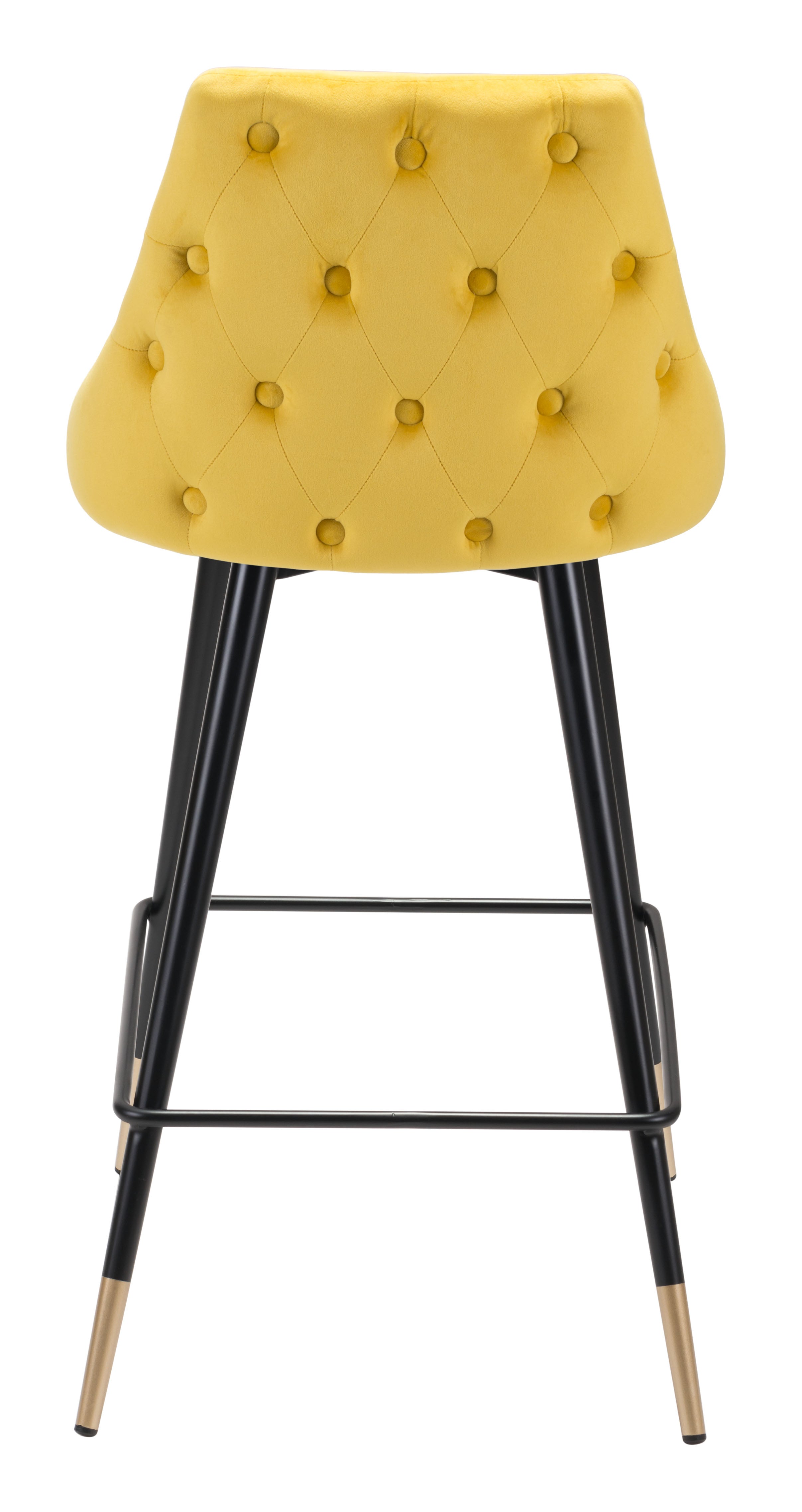 Zuo Modern Piccolo Counter Stool in Pink/Gray/Green/Yellow