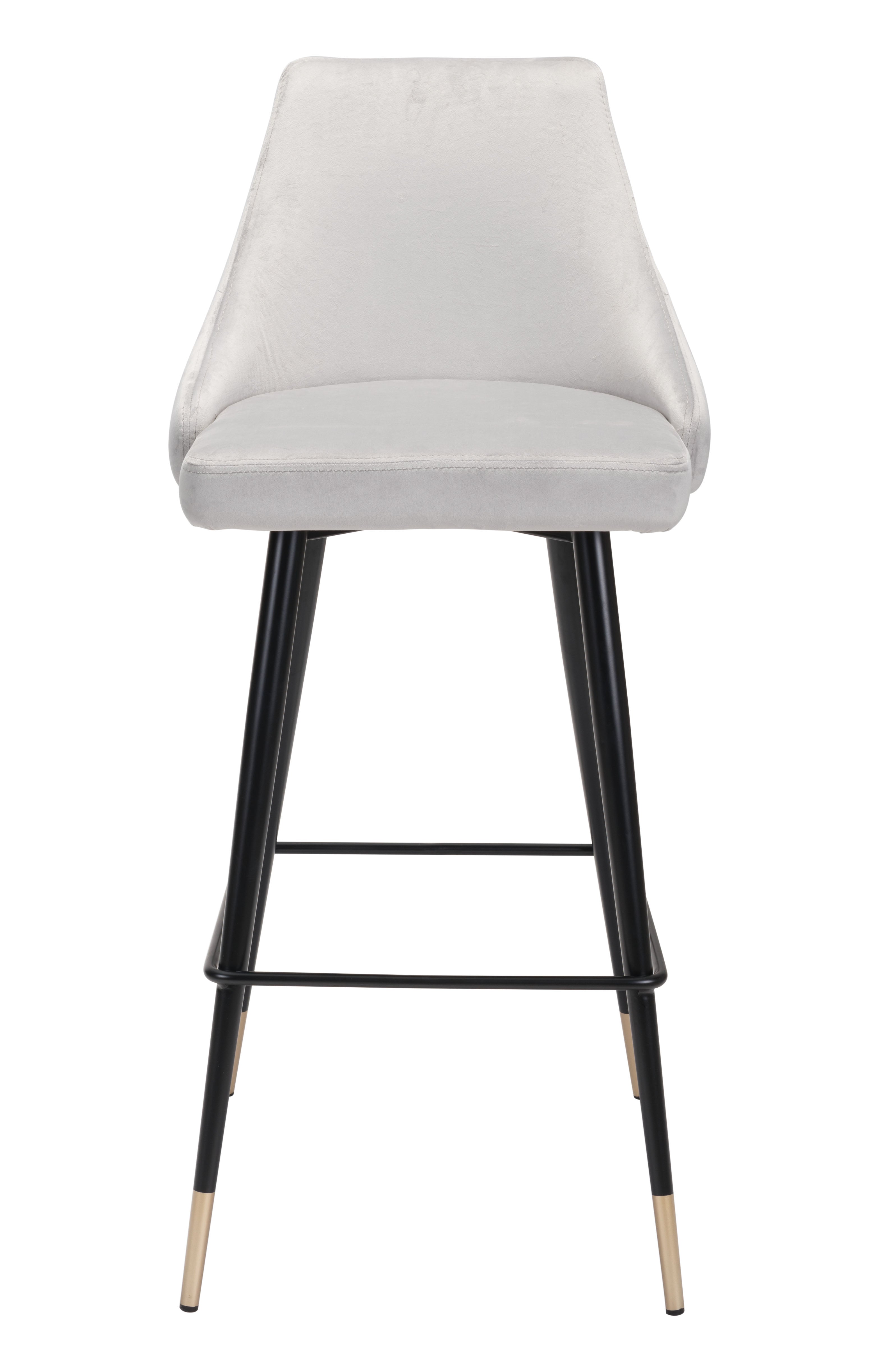 Zuo Modern Piccolo Barstool in Pink/Gray/Green