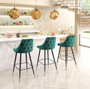 Zuo Modern Piccolo Barstool in Pink/Gray/Green
