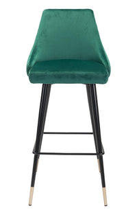 Zuo Modern Piccolo Barstool in Pink/Gray/Green