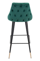 Zuo Modern Piccolo Barstool in Pink/Gray/Green