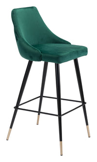 Zuo Modern Piccolo Barstool in Pink/Gray/Green