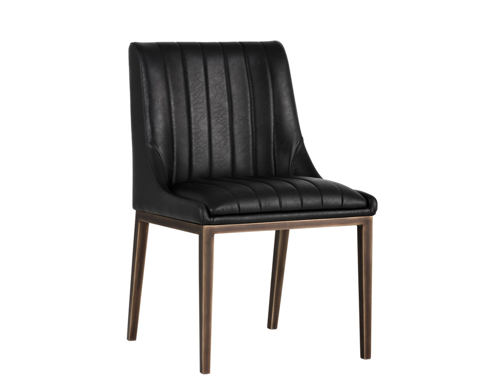 Sunpan Halden Dining Chair - Beige Linen/Bravo Cream/Bravo Metal/Vintage Black/Vintage Blue/Vintage Cognac-Set of Two